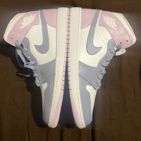 Nike Air Jordan 1 Mid Indigo Haze Doll Sneakers Women Size 12 Men 10.5 new - Picture 10 of 11
